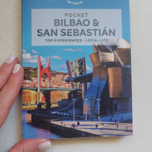 Travel guide for Bilbao and San Sebastian used with notes