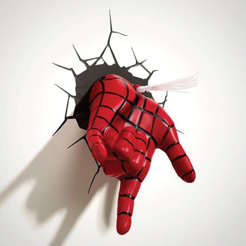 The Source 3DL Spiderman Hand Light children's lamp new