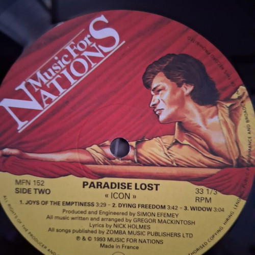 Paradise Lost Icon double vinyl gatefold, like new metal album