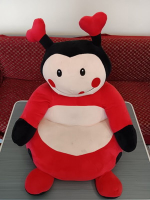 Ladybug seat like new for small children
