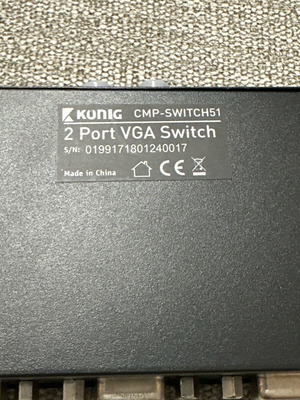 Vga switch like new
