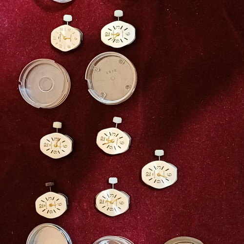 Silver 17 Rubis Women's Watch Movements like new, set of 7