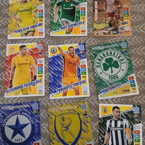 Panini 2023 used stickers with box