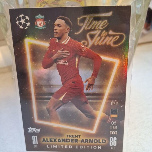 Trent Alexander-Arnold Topps Time to Shine card