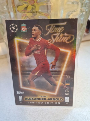 Trent Alexander-Arnold Topps Time to Shine card