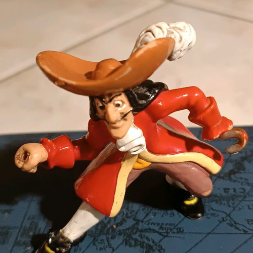 Captain Hook figure used with minor wear