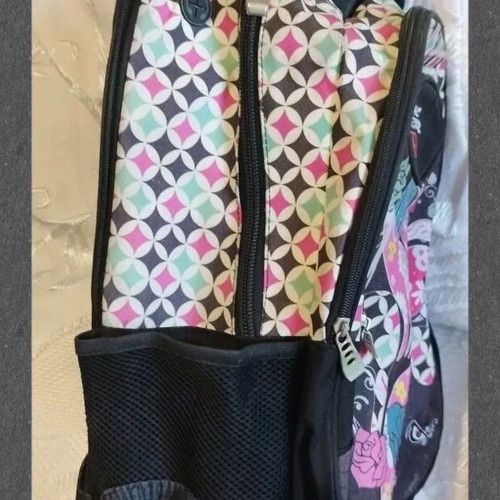 No Fear school bag used with three large compartments