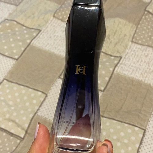 Carolina Herrera Good Girl Eau de Parfum bottle used, empty