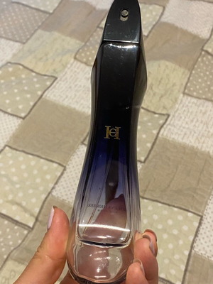 Carolina Herrera Good Girl Eau de Parfum bottle used, empty