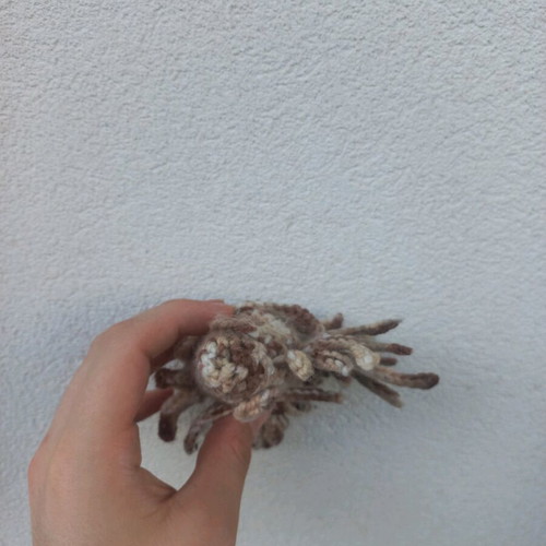 Handmade knitted lionfish toy new