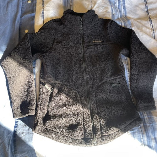 Columbia Sherpa Fleece jacket like new, black, size XS