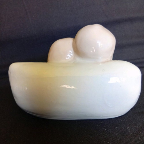 Porcelain figurine of twin babies like new