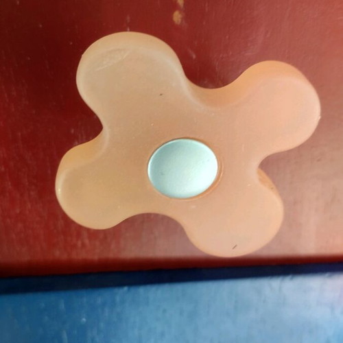 Wooden nightstand used, painted with chalk spray
