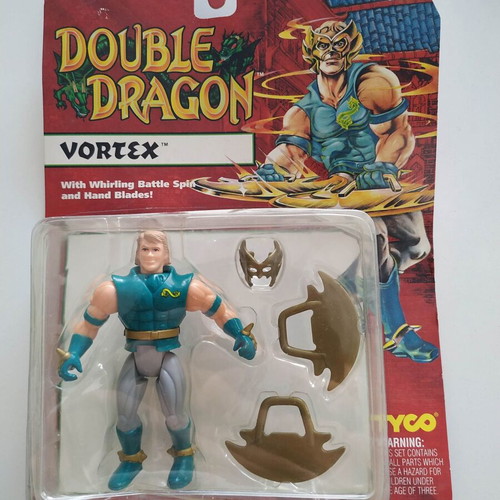 Double Dragon Vortex action figure sealed, Tyco 1993