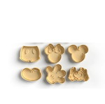Σετ 6 λευκές κουπ πατ Minnie και Mickey