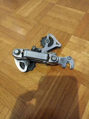 Bicycle derailleur silver used