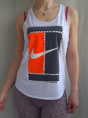 Nike Dri-Fit women's tank top size S used, white