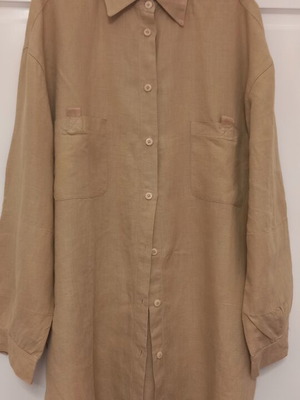 Camomilla linen shirt beige like new, sizes L and XL