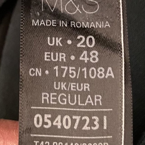 Marks & Spencer pencil dress used with belt and illusion panel