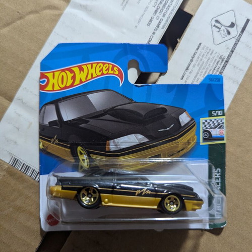 Hot Wheels 1988 Pro Street Thunderbird car new, black and gold