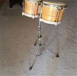 Latin Percussion Wooden  Bongos και βάση (ASAMA)