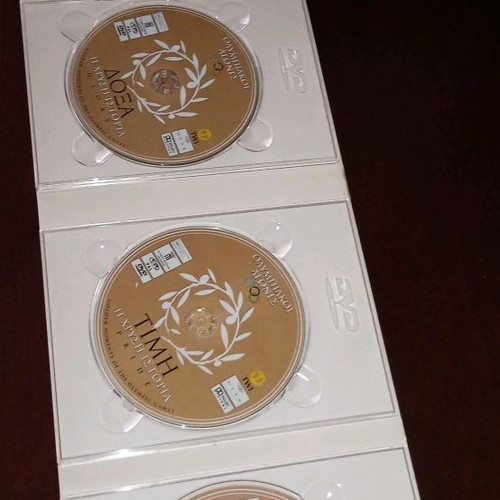 Golden History of the Olympic Games DVD used, set of 4 discs
