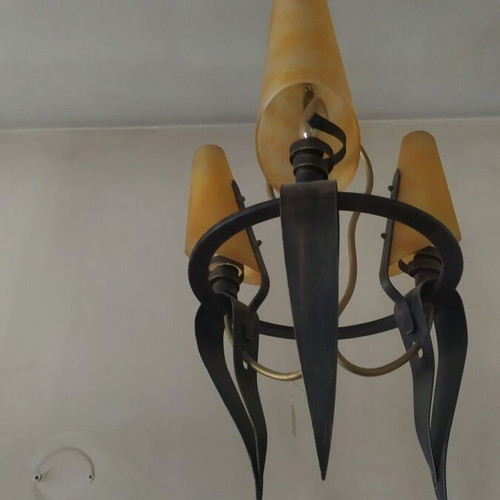 Italian 3-light pendant lamp new exhibition piece