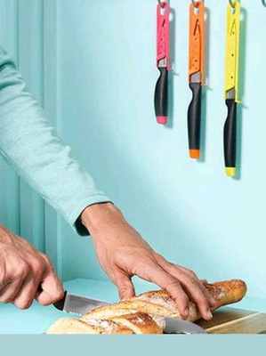 Tupperware chef, bread and peeling knives new