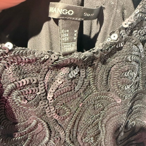 Mango dress with sequins medium like new