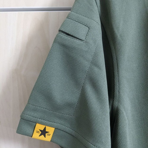Polo breathable shirt new, size M, green