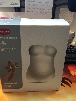 Tiny Love Belly Casting Kit like new for pregnancy keepsake