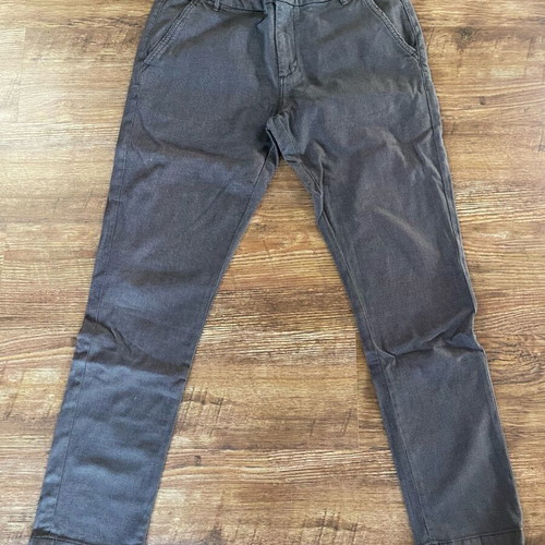 Men's pants medium used, grey with small stain