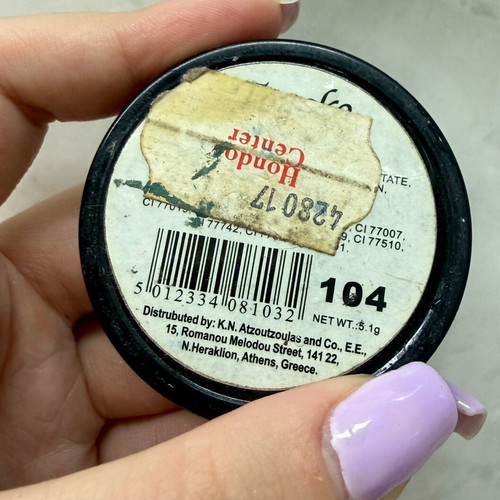 Toyoko Triple Trio Eyeshadow Blue No. 104 Like New