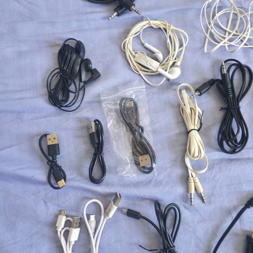 Various charging cables and accessories
