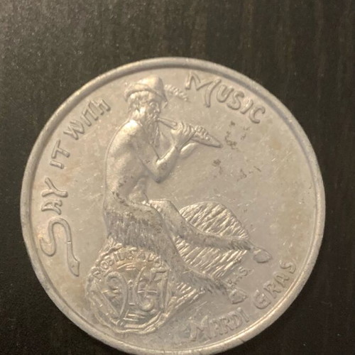 Coin used, indication as shown