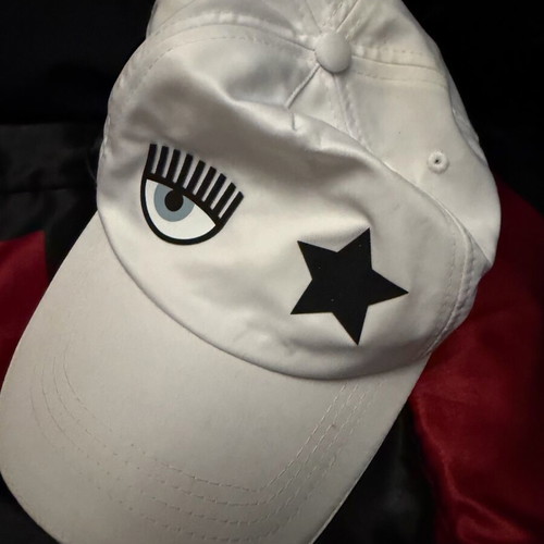 Chiara Ferragni hat used, white, size M