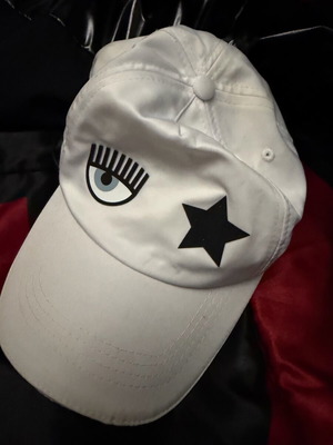Chiara Ferragni hat used, white, size M