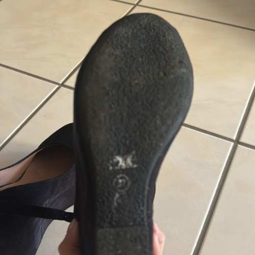 Exe suede platforms used, black, size 37, 12 cm heel