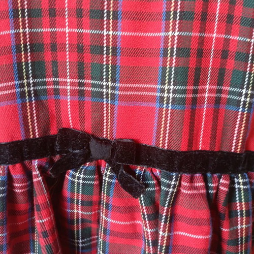 Energino red check dress 15-18 months like new