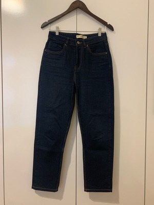 Jean Moms Fit καινούργιο, σκούρο μπλε, Pink Woman μέγεθος 34