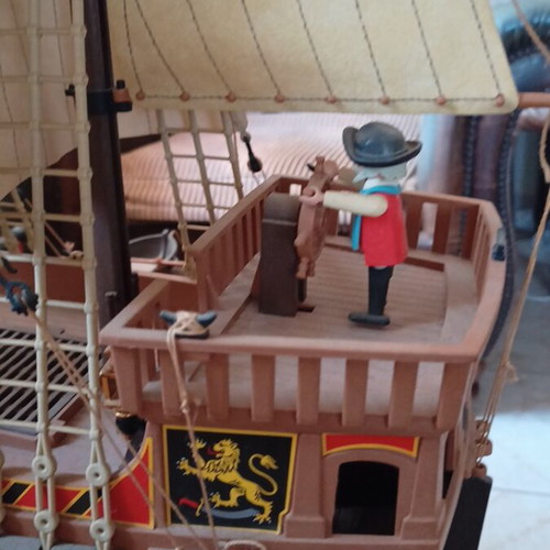 Playmobil Pirate Ship like new