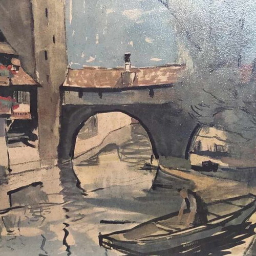 Mundorff painting used 55x44 cm on hardboard
