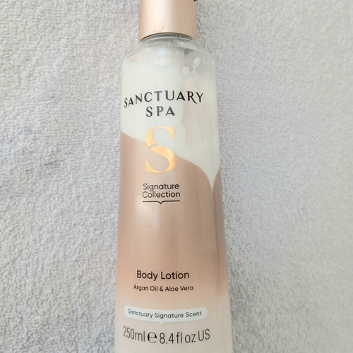 Sanctuary Spa Argan and Aloe Vera Body Lotion new