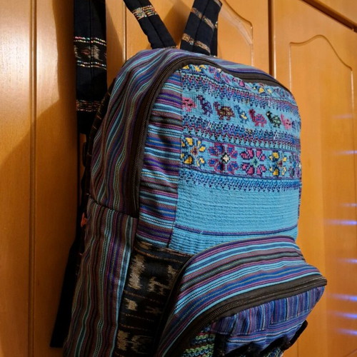 Boho backpack like new, colorful