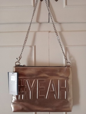 Marks & Spencer shoulder bag, gold, evening