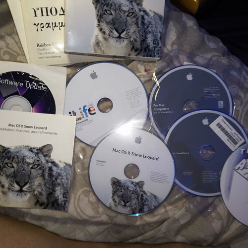 Apple macOS Snow Leopard installation CD