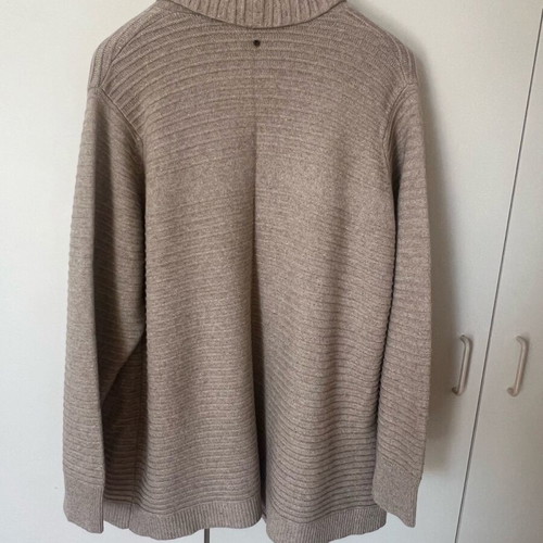 Marina Rinaldi Sport beige wool cardigan brand new, size L