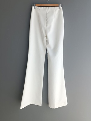 BSB Collection ivory high-waist flare pants size 38 / S