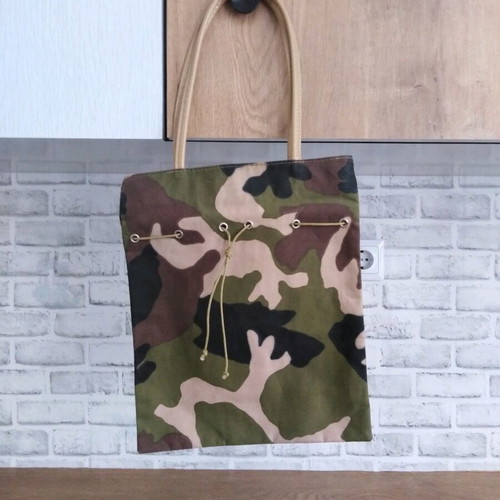 A.L.E. camouflage shoulder bag new, beige and green
