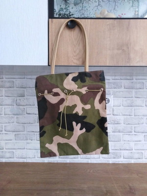 A.L.E. camouflage shoulder bag new, beige and green